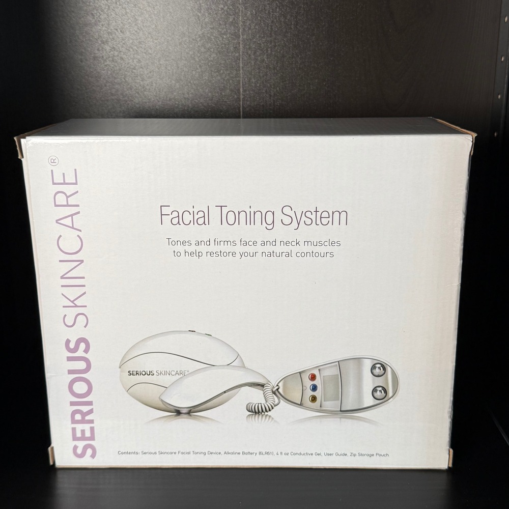 Serious Skincare Facial Toning System Model 1676B Reverse Lift Gel Kit NEW